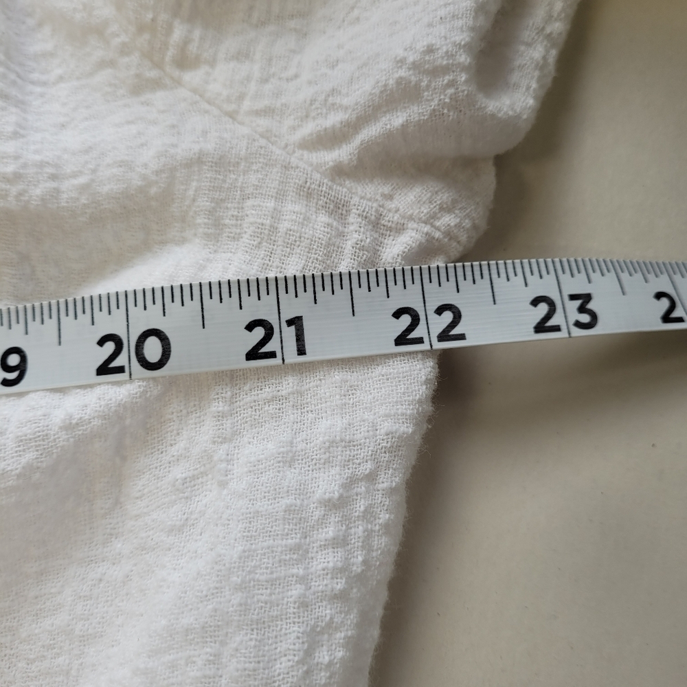 C Est. 1946 by Cato Size XL Long Sleeve Gauze 100% Cotton Blouse Pullover Beach - Picture 6 of 8